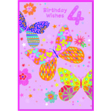 Age 4 Girl C50 Card SE32357