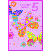 Age 5 Girl C50 Card SE32357