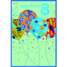 Age 8 Boy C50 Card SE32360