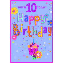 Age 10 Girl C50 Card SE32361