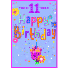 Age 11 Girl C50 Card SE32361