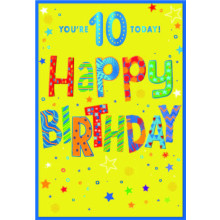 Age 10 Boy C50 Card SE32362