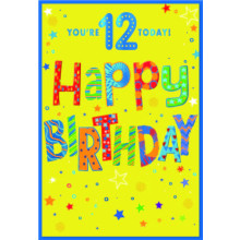 Age 12 Boy C50 Card SE32362