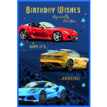 Open Male Cars C50 Card SE32417