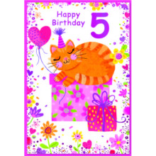 Age 5 Girl C50 Card SE32437