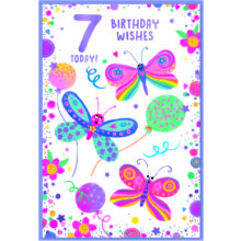 Age 7 Girl C50 Card SE32438