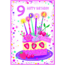 Age 9 Girl C50 Card SE32439