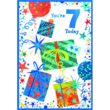 Age 7 Boy C50 Card SE32444