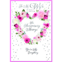 Wife Anniversary Trad C50 Card SE32456