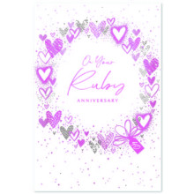 Your Ruby Anniversary C50 Card SE32457