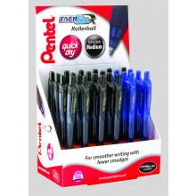 Pentel Energel X Pen Blue/Black Display
