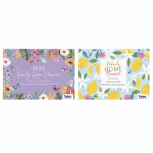 DH1004 A3 Family Planner Flowers 2 Asst