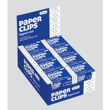 Paper Clips 33mm Boxed 100's Display