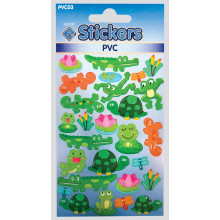 PVC Stickers Frogs PVC03