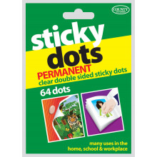 Permanent Sticky Dots Pack 64
