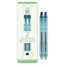 Retractable Gel Pens Eco Essentials 2's