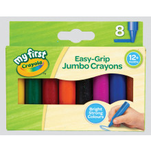 Crayola My First Easy Grip Jumbo Crayons 8s
