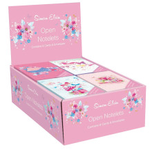 Box 8 Open Notelets Butterflies N618