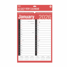 DH0808 R&B A3 Easy View Calendar MTV