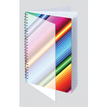 A5 Polyprop Abstract Wire Notebook