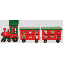 XG0807 Wooden Advent Train 45cm