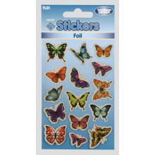 Foil Stickers Butterflies FL01