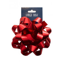 Red Large Bow 15cm Carded