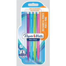 Papermate Pencils Non-Stop 4 Asstd
