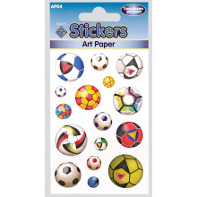 Artpaper Stickers Soccer Balls AP04
