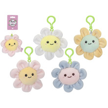 8cm Clip On Flower 4 Asst