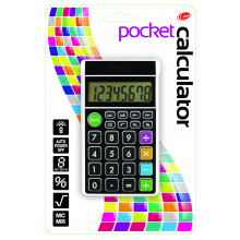Pocket Calculator Dual Power