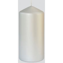 XF5505 Pillar Candle Matt Silver 15cm
