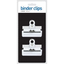 Large Binder Clips 2x76mm Carded