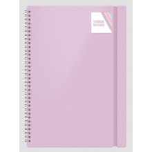 Pastel A4 Poly Twinwire Notebook 3 Asst