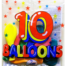 Balloons Pack 10 Asst