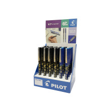 Pilot V7 Hi-Tecpoint Pens Blue/Black Display