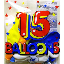Balloons Pack 15 Asst
