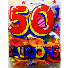 Balloons Pack 50 Asst