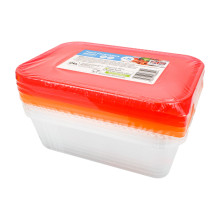 Plastic Food Containers 650ml 5 Pack