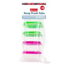 Mini Keep Fresh Food Tubs 4 Pack