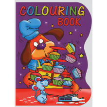 Shaped Colouring Book 4 Asstd