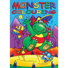 Monster Colouring Books 2 Asstd 80 Pages