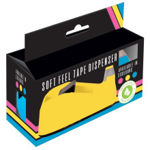 Brights Soft Feel Tape Dispenser 3 Assorted Colours