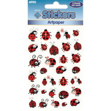 Artpaper Ladybird Stickers 2 sheet per pack