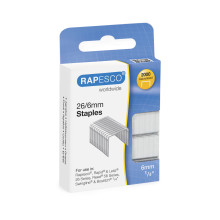 Rapesco Staples 26/6mm Pack Of 2000