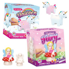 Paint Your Own Money Box Unicorn & Fairy