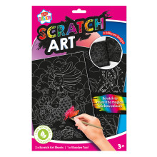 Scratch Art Activity Sets 2 Different Designs