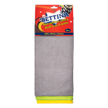 Bettina Microfibre Ultra Buff Car Cloths 3 Asst
