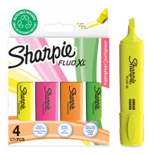 Sharpie Highlighters Fluo XL 4's