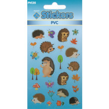 PVC Stickers Hedgehogs
